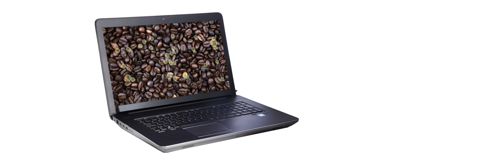 Tobii Pro Fusion on a laptop