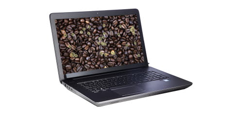 Tobii Pro Fusion on a laptop
