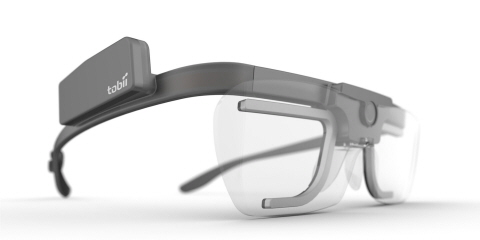 A close up image of Tobii Pro Glasses 2.