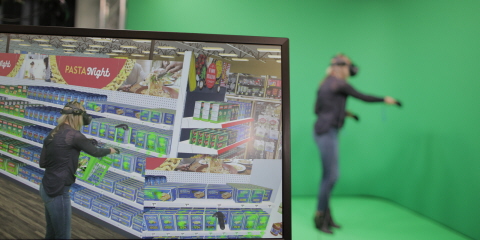 Tobii Pro eye tracking VR to test shopper journey and understand decision making process