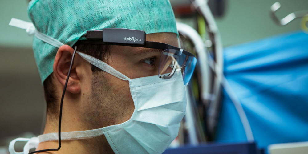Tobii Pro Glasses 2 Medical edition is used in clinical settings