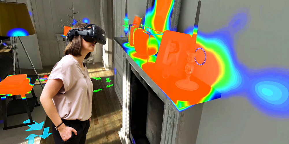 Tobii Pro VR Analytics for eye tracking studies in virtual 3D environments